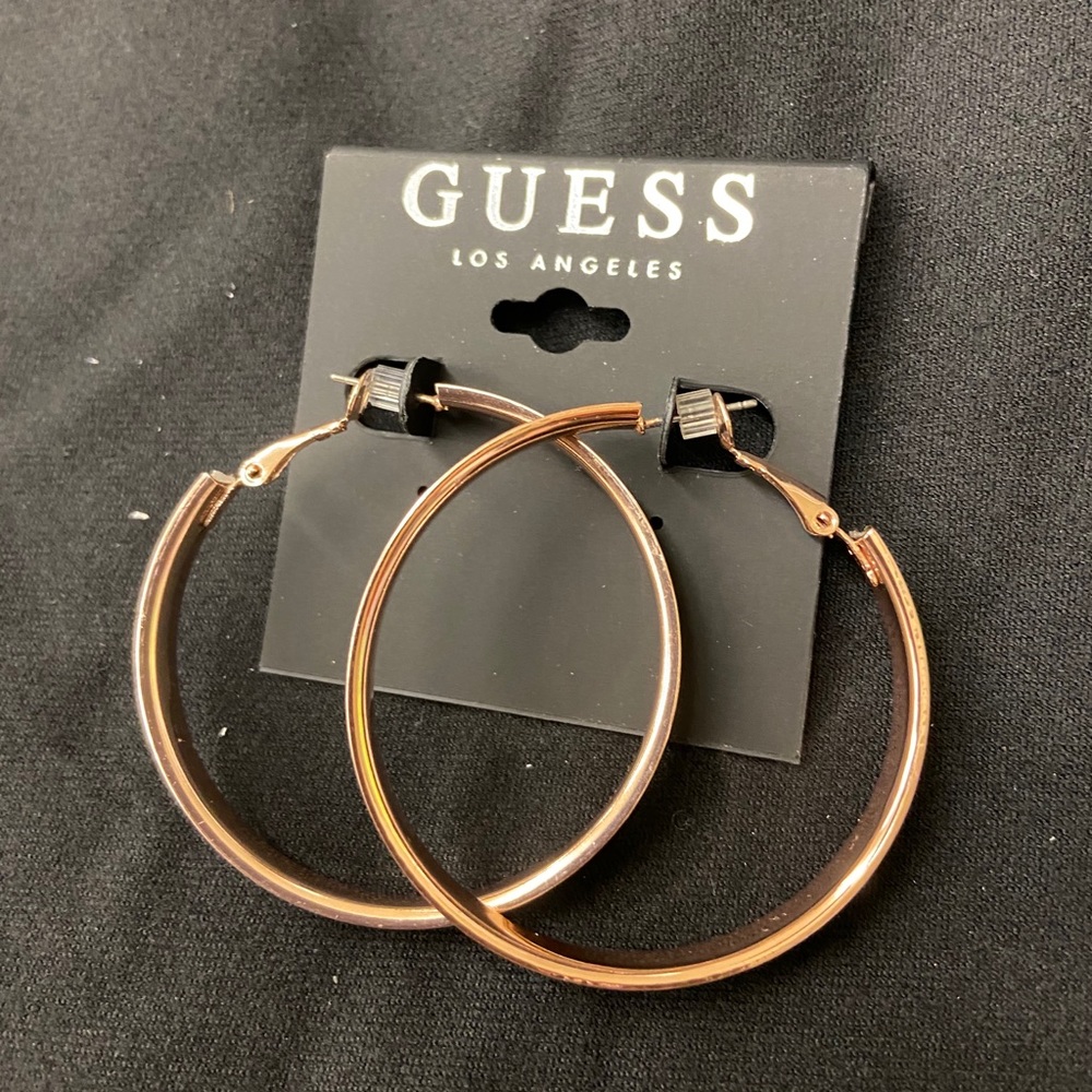 Guess Earrings Silver and Gold